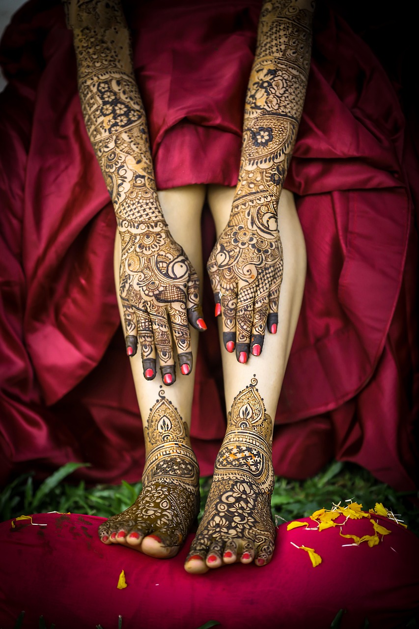 Bridal Portrait Mehndi - Seema Mehandi Art